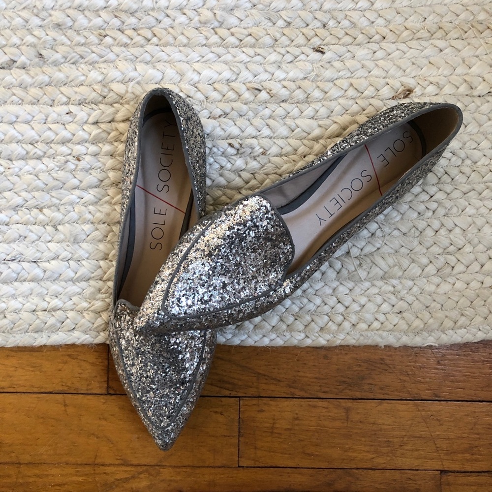 Sole Society glitter shoes